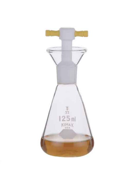 MATRAZ DE YODO CON TAPON PTFE 250ML