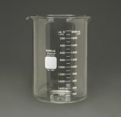 VASO GRADUADO VIDRIO REFORZADO. 4LT
