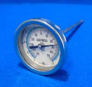 TERMOMETRO BIMATALICO 0/300° CARATULA 2" VASTAGO 12"