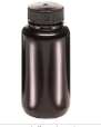 FRASCO PLASTICO HDPE AMBAR B/ANCHA 500ML