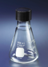 MATRAZ ERLENMEYER CON TAPON ROSCA 125ML