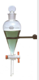 EMBUDO SEPARACION LL/TEFLON TAPON DE VID 250ML