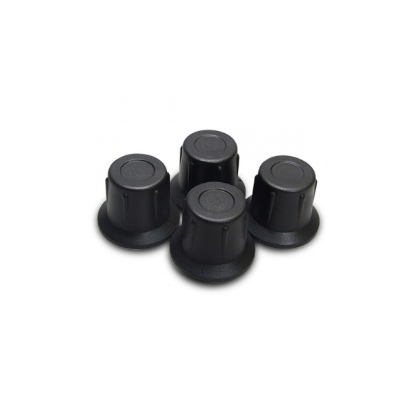 4 TAPAS DE PLASTICO PARA CUBETA CORTA