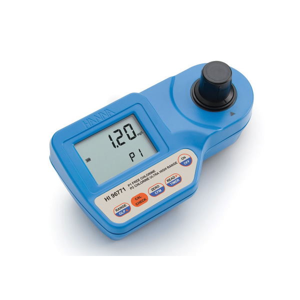 MEDIDOR DE  CLORO LIBRE 0-500/0-5PPM CAL CHECK