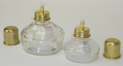 LAMPARA DE ALCOHOL CON TAPA METALICA 60ML